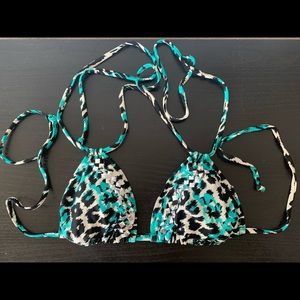 Studded halter top bikini